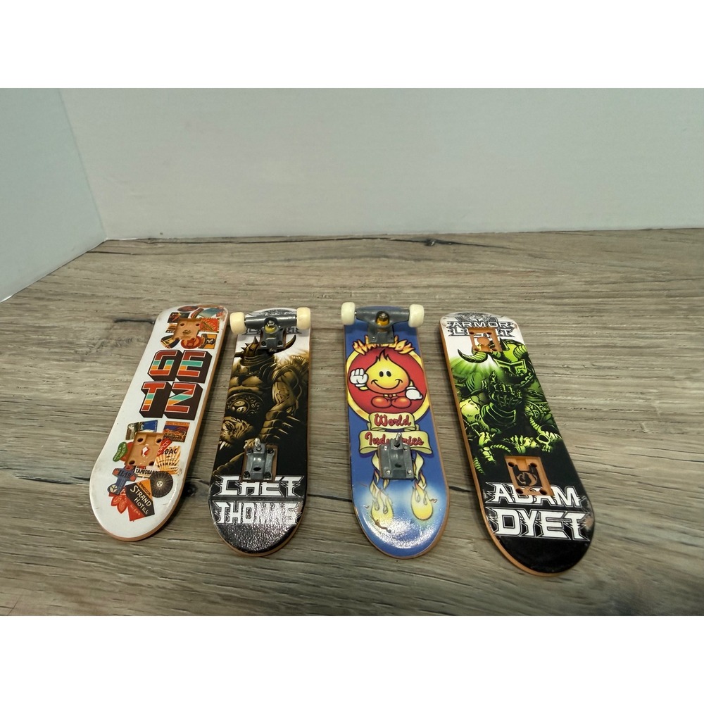Tech Deck Fingerboard‎ Lot World Industries Flame Boy Darkstar Chet Thomas Getz